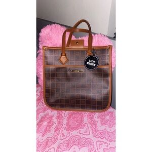 Steve Madden Brown Faux Leather Bag